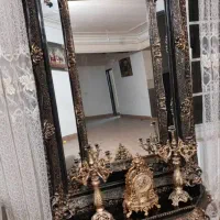 آیینه وشمعدان و ساعت|آینه|سیرجان, |دیوار