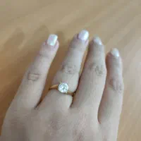 حلقه مناسب نامزدی بسیار شیک