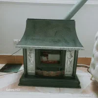 بخاری شومینه معاوضه با بخاری ساده مشکی