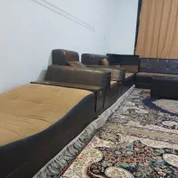 مبل ۷نفره چرم مخملی ۷۰۰۰۰۰۰|مبلمان خانگی و میز عسلی|شیراز, شیخ روزبهان|دیوار