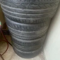 4 حلقه لاستیک بریجستون بی ام و تقریبا نو|قطعات یدکی و لوازم جانبی|تهران, قنات‌کوثر|دیوار