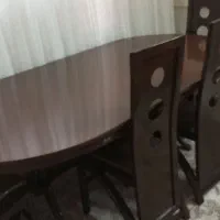 میزناهارخوری 8نفره با4تاصندلی درحدنو