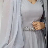 پیرهن مجلسی سایز۳۸ فقط یکبار پوشیده شده|لباس|صحنه, |دیوار