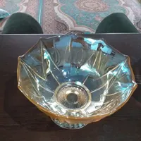 ظرف ظروف قدیمی عسلی زنگاری میوه خوری|ظروف سرو و پذیرایی|مشهد, سجادیه|دیوار