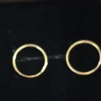 النگو گوشواره نیم ست طلا نو