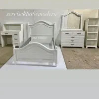 سرویس خواب نوجوان چوب و ام دی اف رنگ شده اقساطی|تخت و سرویس خواب|پردیس, شهرک صنعتی خرمدشت فاز ۷|دیوار