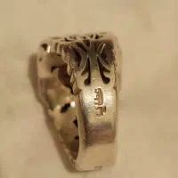 انگشتر نقره مردانه دست ساز