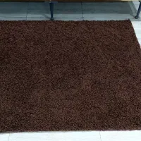 فرش قالیچه اسپورت مدل ماکارونی قهوه ای