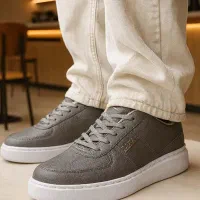 کفش تخت Zara مردانه طوسی مدل Kiyan