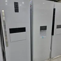 زیر فروش  یخچال الکترواستسل دوقلو یخساز اتومات|یخچال و فریزر|کرمانشاه, |دیوار