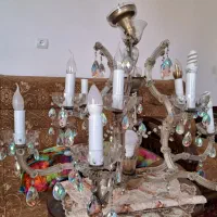 2 عدد لوستر 8شاخه سالم هستن