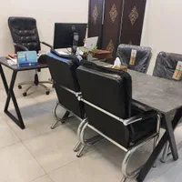 ۲ عدد میز اداری به همراه کتابخانه کاملا سالم و نو|دفتر کار|مشهد, آزادشهر|دیوار