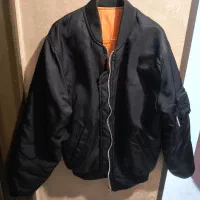 کاپشن خلبانی آلفا اصلی داخل نارنجی اورجینال آمریکا