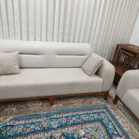 فروش مبلمان راحتی سفید|مبلمان خانگی و میز عسلی|خرمدره, |دیوار