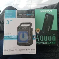 یه دستگاه پاور بانک 40 هزار و باند کوچیک فلش خور
