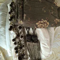 پرده حریر ترک و الان و دکور لوکس