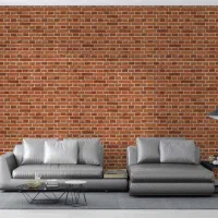 دیوارپوش فومی چسب دار/آجر قرمز/نارنجی/زرد بازسازی|مصالح و تجهیزات ساختمان|رشت, شهرک صبا|دیوار
