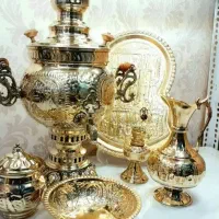 سرویس سماور زغالی شیش لیتری