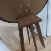 میز خاطره و کنارسالنی چهارپایه روکش چرم|مبلمان خانگی و میز عسلی|صباشهر, |دیوار