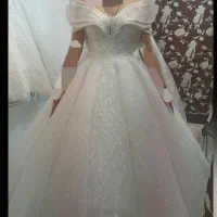 لباس عروس فول شاین سایز ۳۶تا ۴۴
