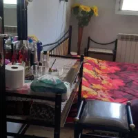 سرویس خواب دونفره فرفورژه در حد نو|تخت و سرویس خواب|کرمان, |دیوار