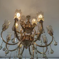 لوستر ورق طلا