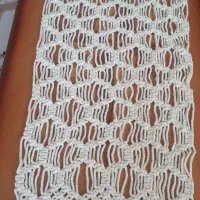 رانر وکوسن مکرومه|پرده، رانر، رومیزی|آباده, |دیوار