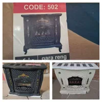 بخاری گازی شومینه بزرگ حصیری30000پایه دارباگارانتی|بخاری، هیتر، شومینه|مشهد, طلاب|دیوار