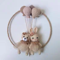 حلقه دیوار کوب بافتنی