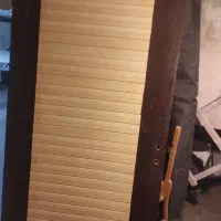2 عدد درب چوبی