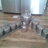 سرویس پا سماوری قدمت دار با سماور نسوز