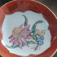 نلبکی ۴۵سال پیش نقاشی کاردست|کلکسیون اشیاء عتیقه|رشت, کوی حسینی|دیوار