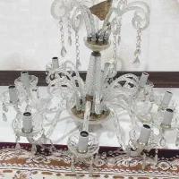 لوستر بلور ۱۰ شعله سالم