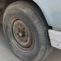 چهار حلقه رینگ و لاستیک نیسان مفت مفت|قطعات یدکی و لوازم جانبی|مشهد, ایوان|دیوار