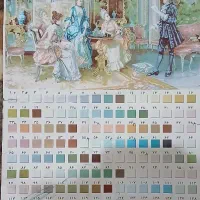 نخ نقشه تابلو فرش شاعر جوان