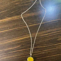 گردنبند نقره با سنگ اصل