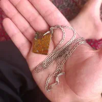 زنجیر وه پلاک معاوزه با انگشتر