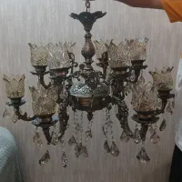 لوستر مدل شامپاینی ۱۲ شعله و۶شعله