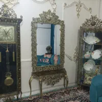 ست ساعت آینه و گنجه فلزی|بوفه، ویترین، کنسول|مشهد, خواجه ربیع|دیوار