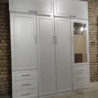 کمد ۱۲۰ دستگیره طلایی سفارشی|جاکفشی، کمد، دراور|قزوین, |دیوار