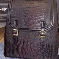 کوله دانشجویی چرم