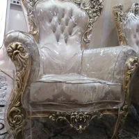 مبلمان ۹ نفره سلطنتی|مبلمان خانگی و میز عسلی|کهریزک, |دیوار