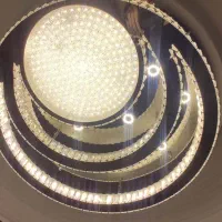 لوستر کارکرده 3 حالته ریموت دار در حد نو|لوستر و چراغ آویز|تهران, هفت حوض|دیوار