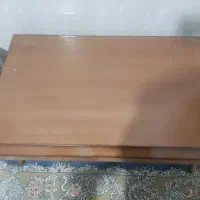 میز تلوزیون ب همراه میز مبل بادوعدد عسلی سالم .|مبلمان خانگی و میز عسلی|خمینی‌شهر, |دیوار