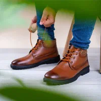 کفش نیم بوت مردانه EccoBrown مدل 1531