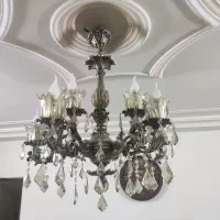 لوستر پنج شعله دو طبقه