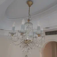 لوستر ۶ شاخه دانه ایتالیا و دیواری|لوستر و چراغ آویز|تهران, مرزداران|دیوار
