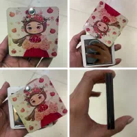 آینه چوبی جیبی