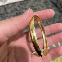 النگوی طلا آینه ای