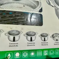 قابلمه استیل ،نو ۱۳ پارچه ، داخله کارتن|ظروف پخت‌وپز|تهران, تهرانپارس شرقی|دیوار